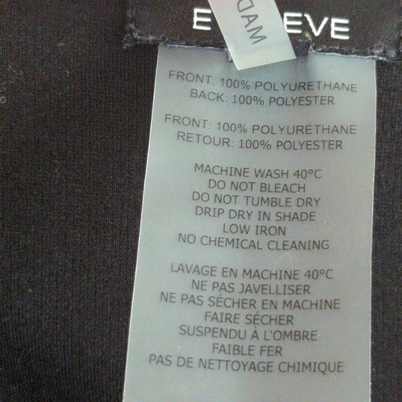 David Lerner X Evereve Faux Leather Pants Womens L Black Skinny‎ - Picture 3 of 11